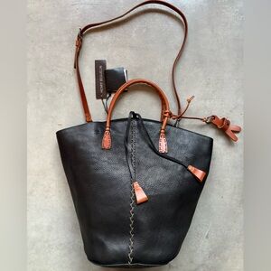 Henry Beguelin Gerla L Handle Bag Nero